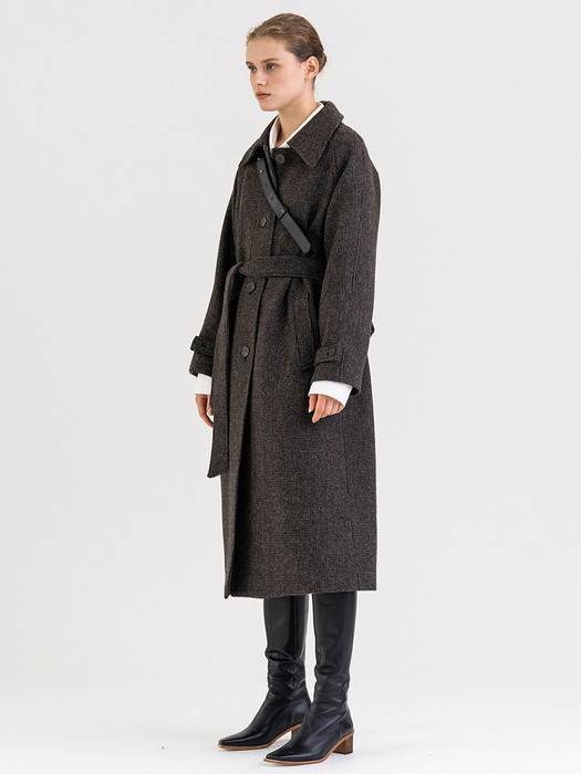 FW21 Merino Wool Single Coat Deep-forest