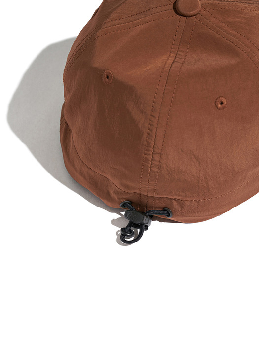 DRAWSTRING BALL CAP / UMBER ORANGE