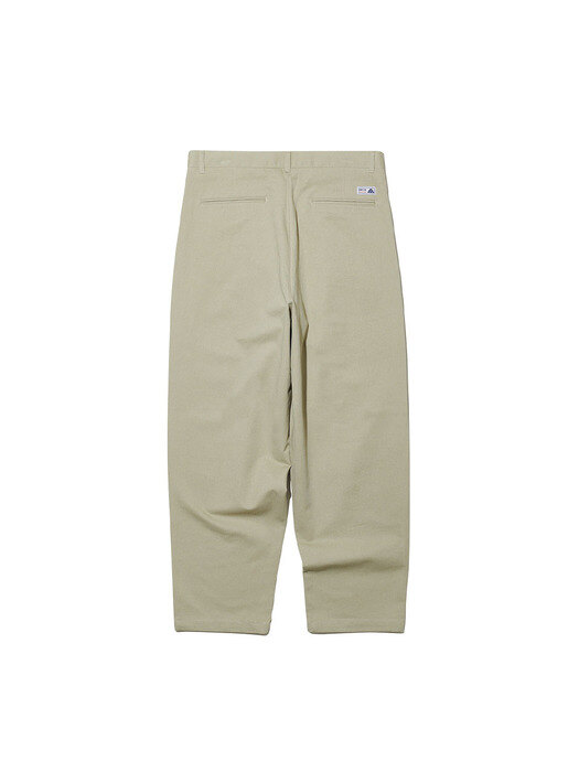 OVERDYED WIDE TROUSERS (BEIGE)