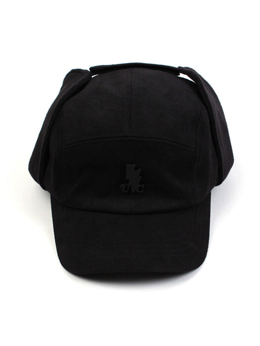 Black Earflap Camp Cap 귀달이모자