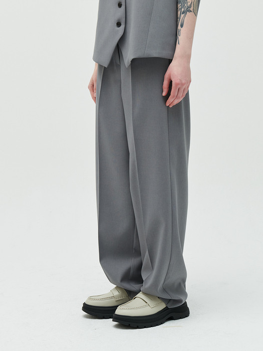 set-up trouser_mint gray
