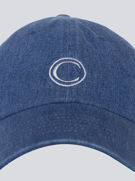 c-Logo cap(denim)_3color