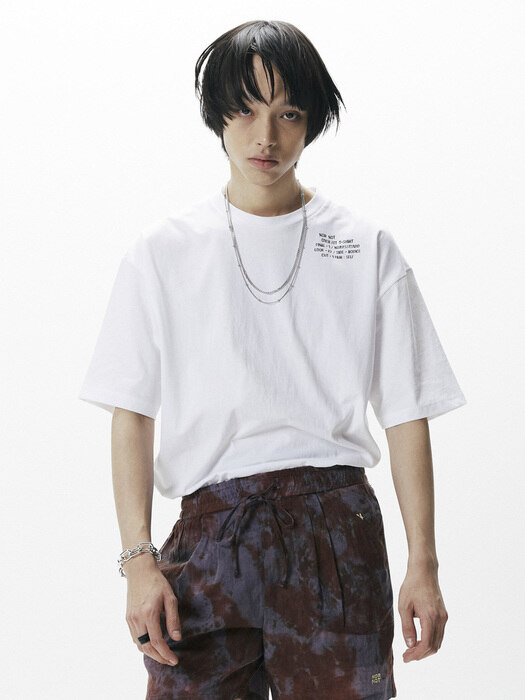 OVER FIT WORKSHOP T-SHIRT_WHITE