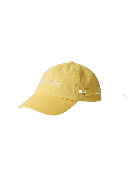 cap with Tee pocket_yellow