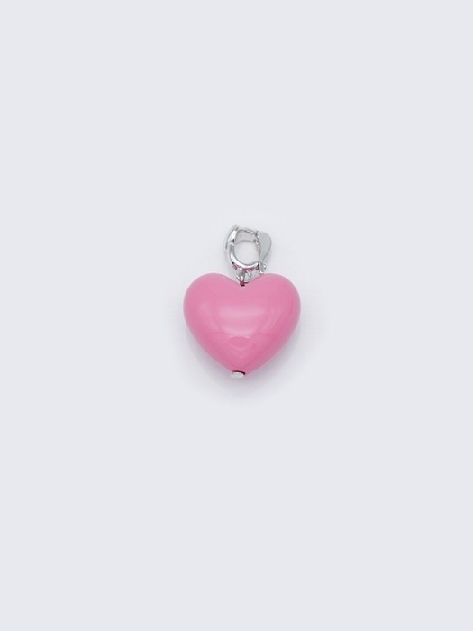 Lovely volume heart acrylic pendant 러블리 볼륨 하트 아크릴 펜던트