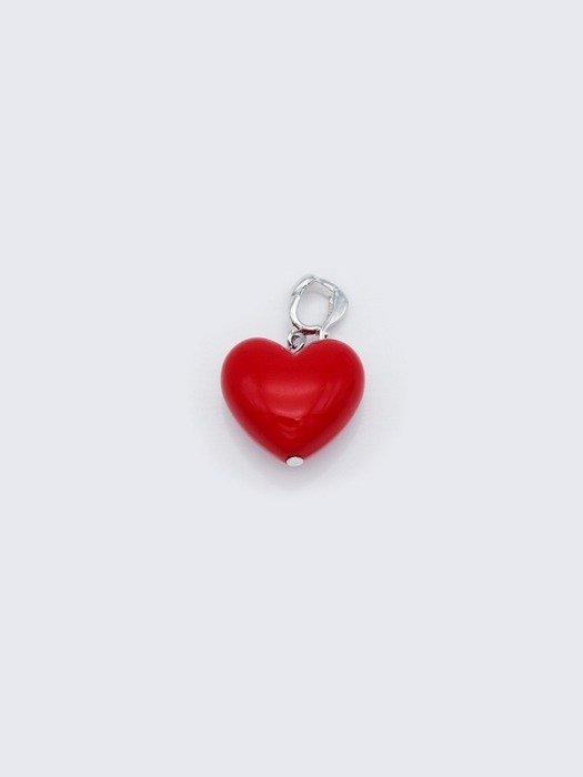 Lovely volume heart acrylic pendant 러블리 볼륨 하트 아크릴 펜던트
