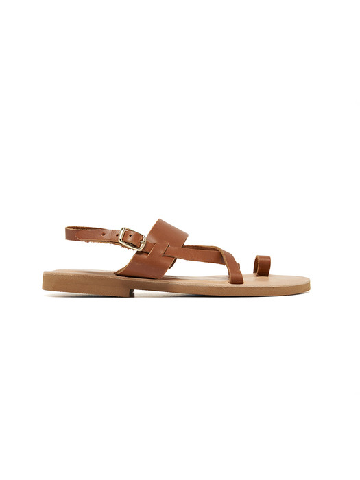 Toe X-Strap Sandal (tobacco)