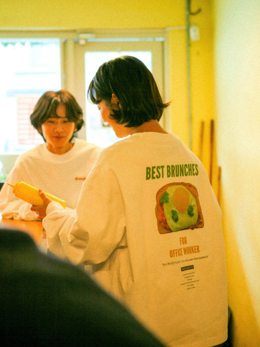 [X Q CUMBERS] Brunch T-SHIRT Longsleeves (Green)