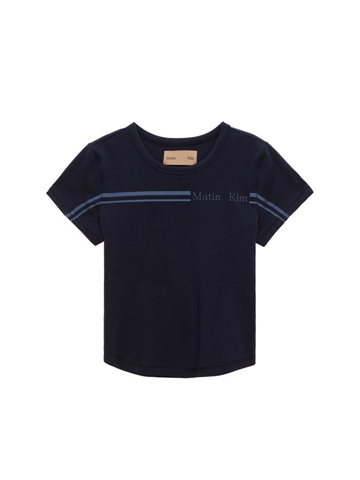 HORIZON MATIN CROP TOP IN NAVY