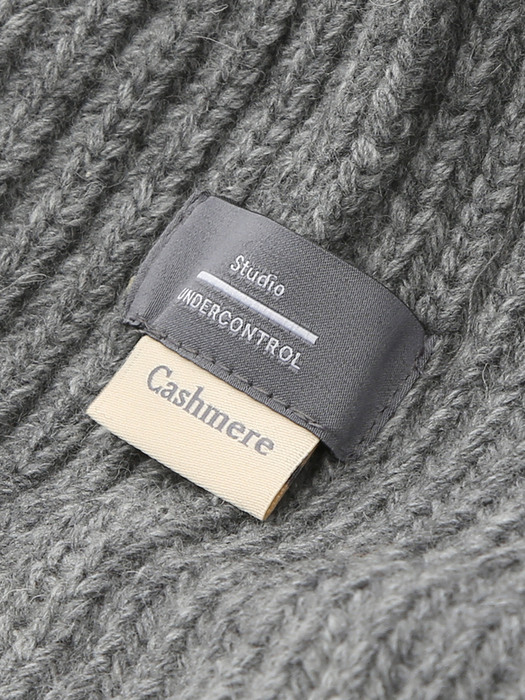 MOUNTAIN BEANIE / CASHMERE / L GREY