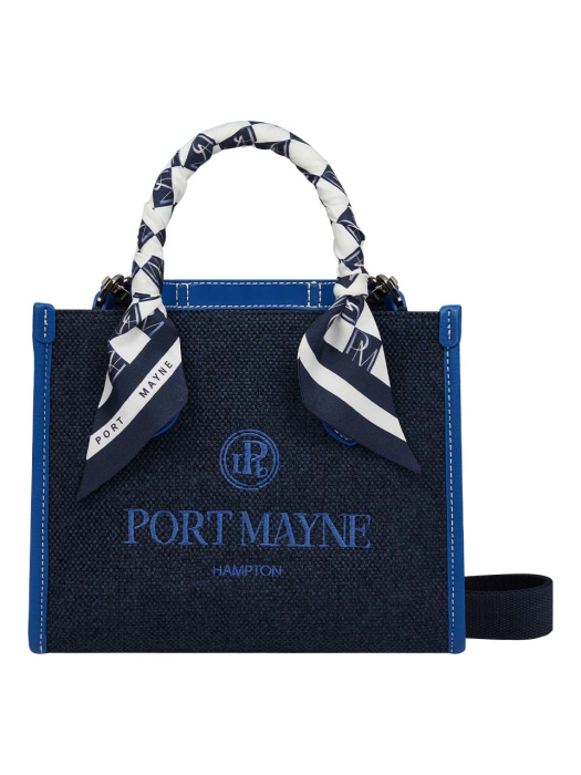 MAYNE LOGO TOTE BAG - NAVY