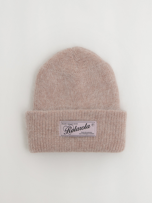 ANGORA BEANIE BEIGE