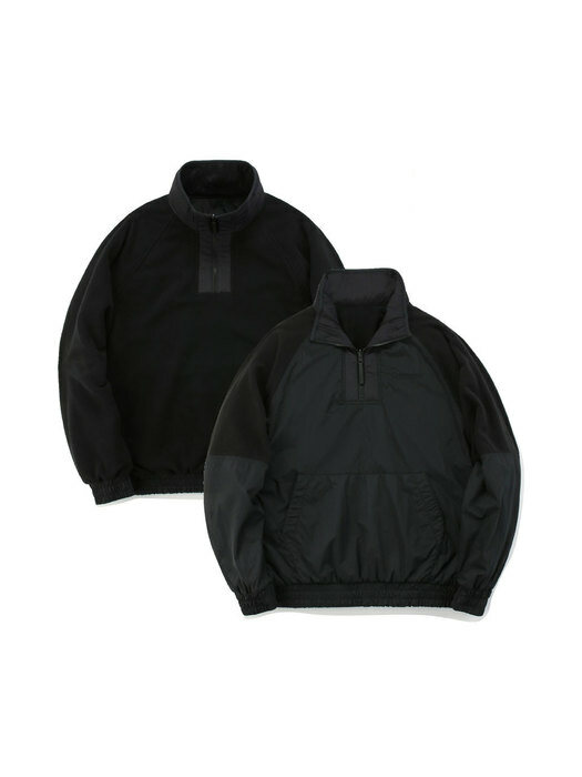 FLEECE TECH REVERSIBLE ANORAK JACKET 블랙