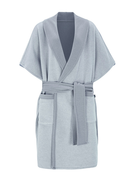 Soft touch lounge robe _Warm Gray