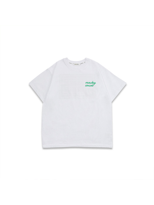 green court T-shirt white