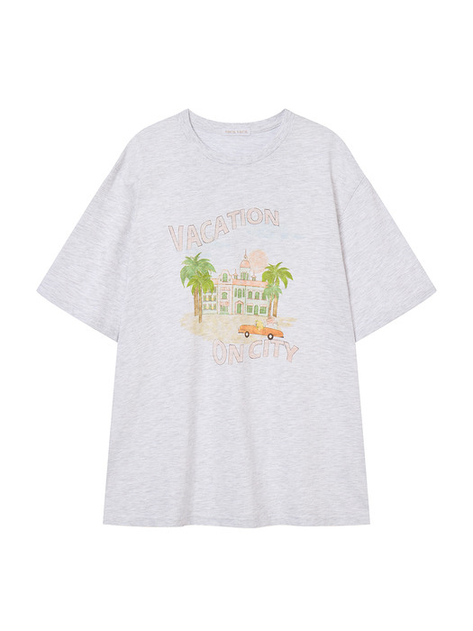 Vacation On City Graphic T-Shirts VC2333TS006M