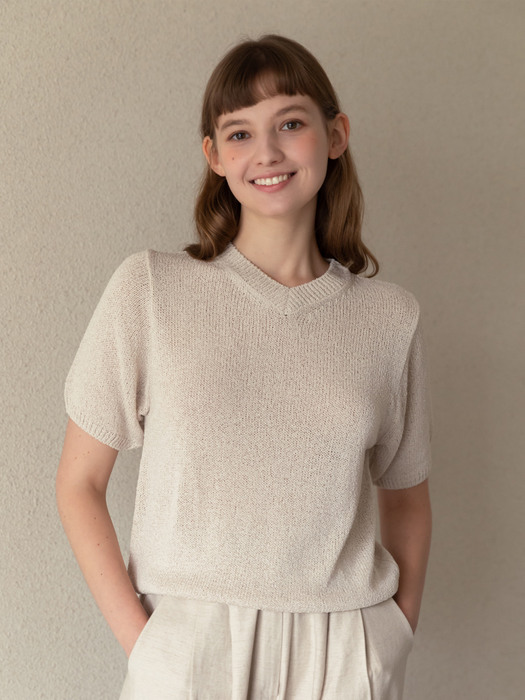 SUMMER BOUCLE KNIT