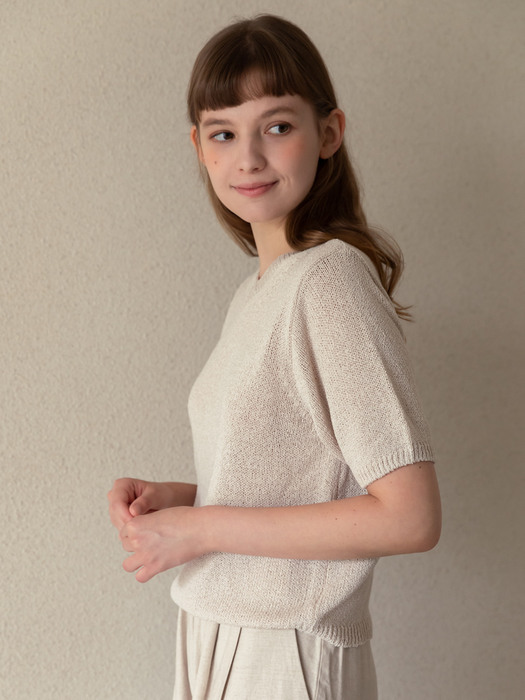 SUMMER BOUCLE KNIT