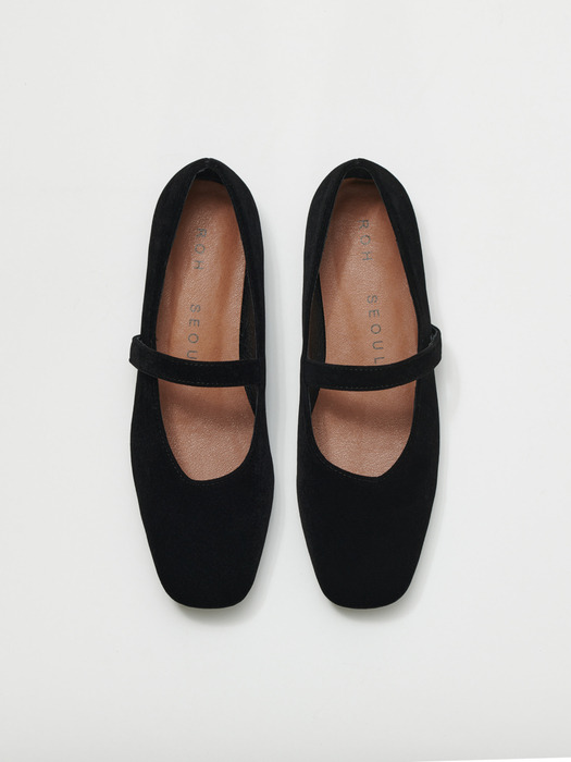 Rowie mary jane shoes Velvet Black