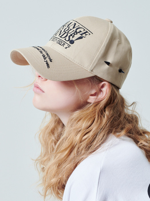 CHANGE IS IN OUR HANDS” CAMPAIGN CAP_Beige