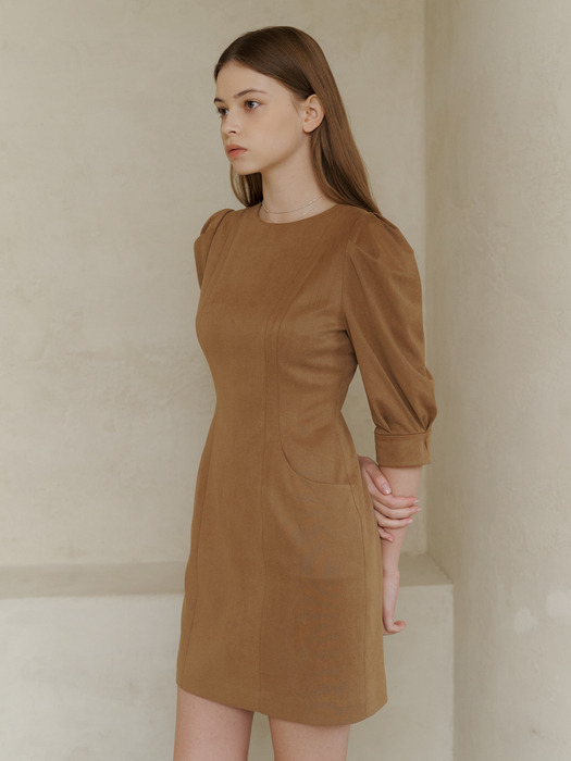 Line Pocket Dress - Mini(2color)