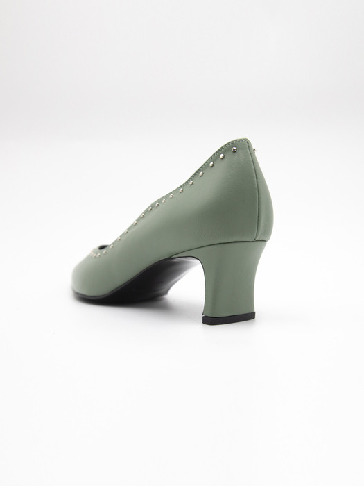 Wave Pointed Stud Pumps_CCPM56_KHAKI