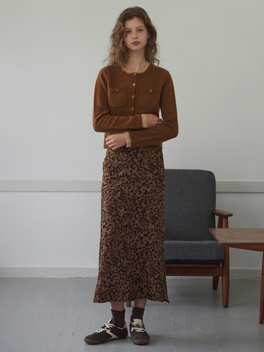 Gisele Satin Side Slit Skirt [5 colors]