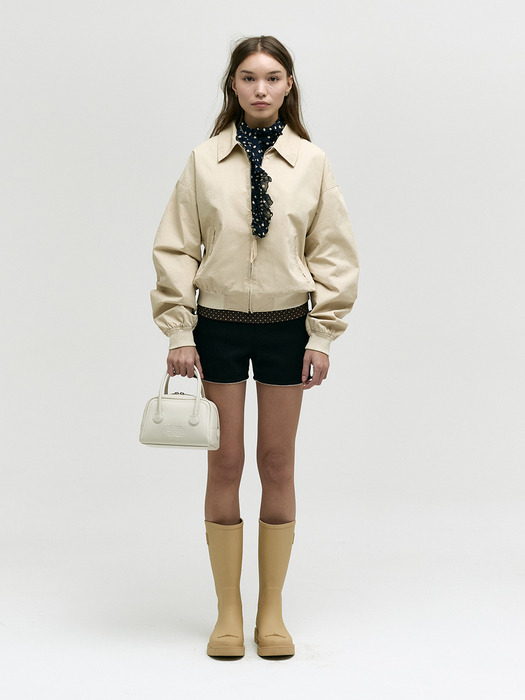 SOFT TOTE MINI_cream plain