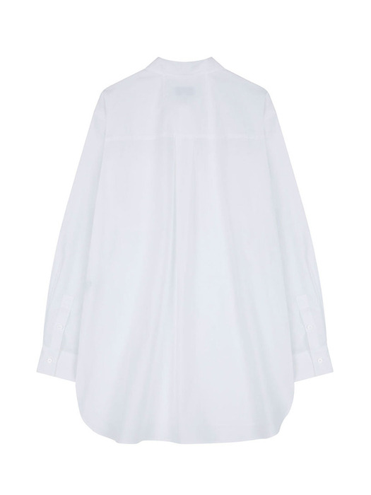 [SS24] TIE FRONT CHEST POCKET SHIRT (WHITE)