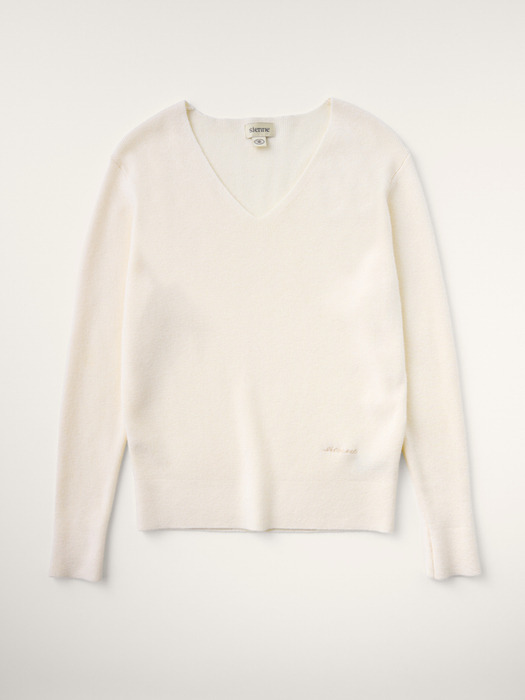 Evelyn Wool Knit (Ivory)