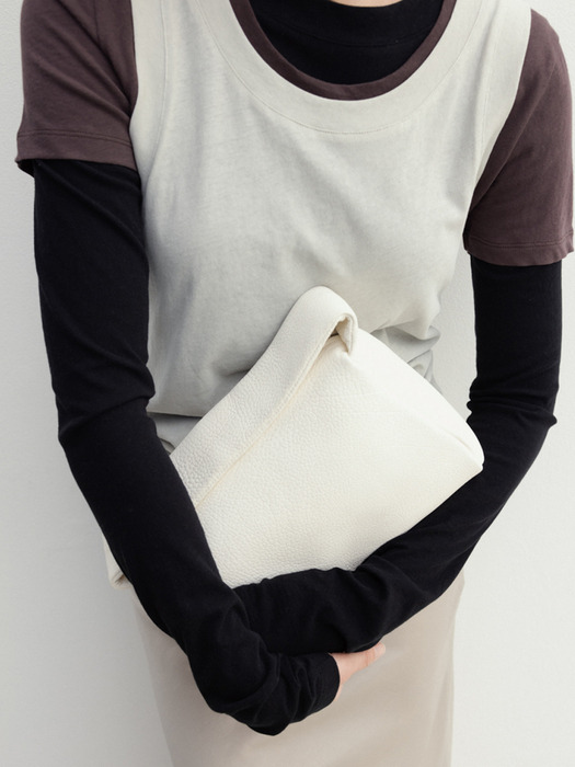 Long sleeve slim t shirt (white / light gray / gray / brown / black)