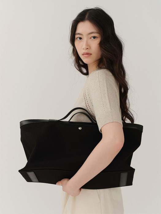 Posell Canvas Tote Bag Black