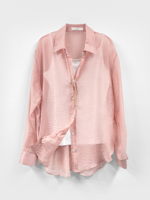 (3차) Loose fit see-through shirt (14colors)