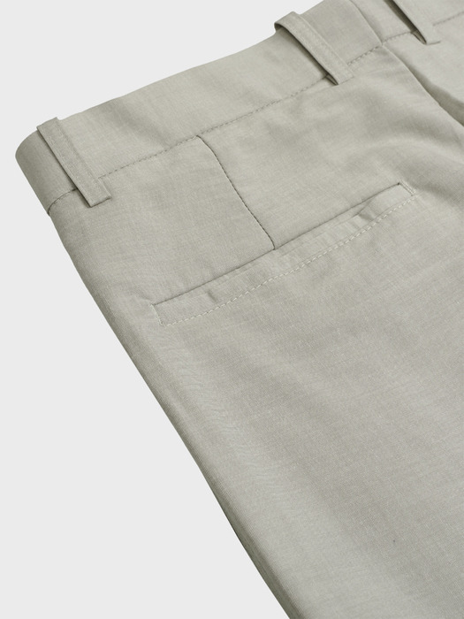 PLEATED LINEN BLEND SLACKS_IVORY