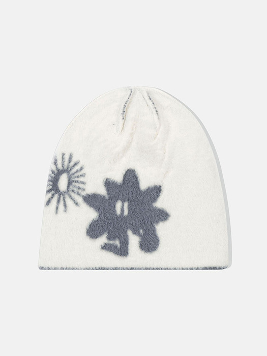 Cali Shaggy Beanie Lavender