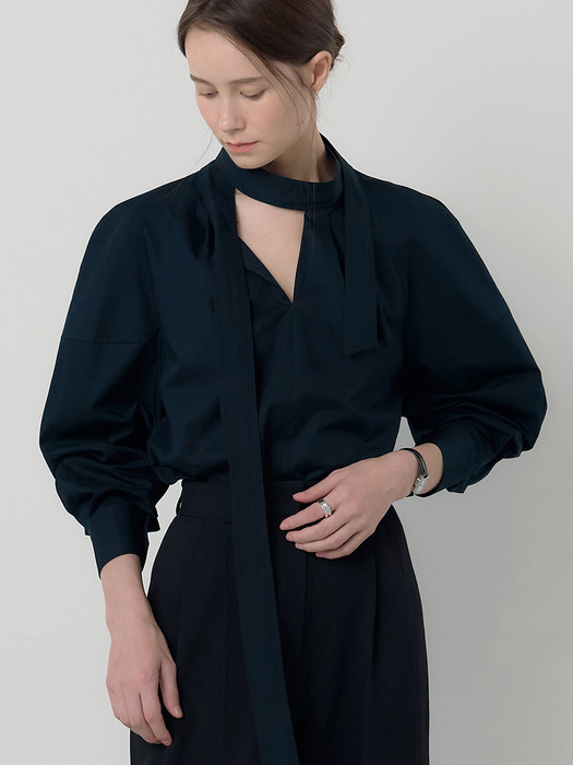 로랑 타이 블라우스 4colors