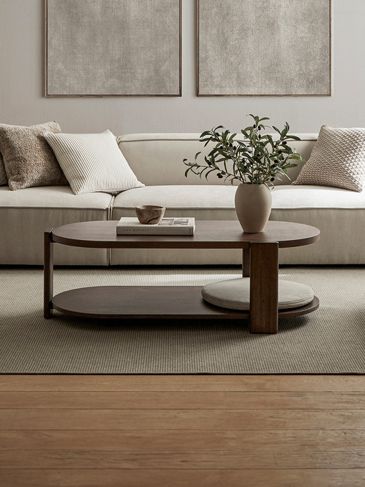 몽스 티테이블_브라운