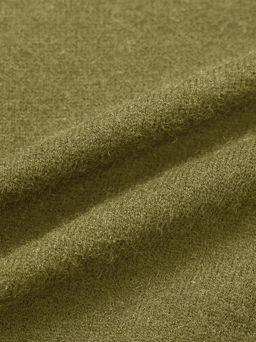[단독] BASIC WOOL KNIT CARDIGAN KHAKI OLIVE