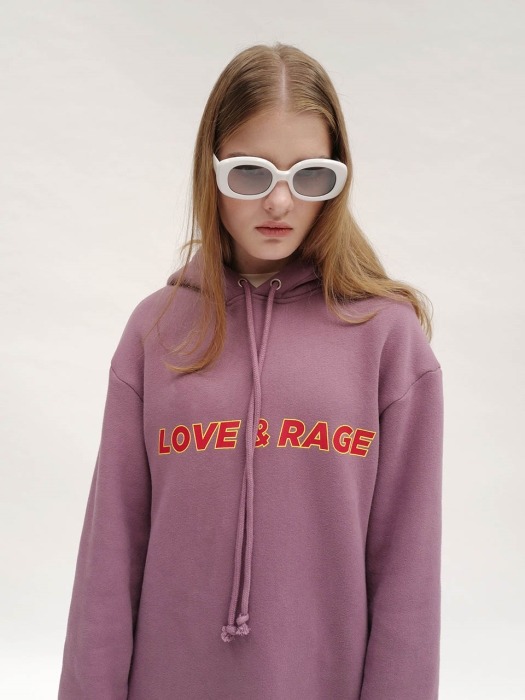 [UNISEX]RC LOVE RAGE PRINT SWEAT-HOODIE