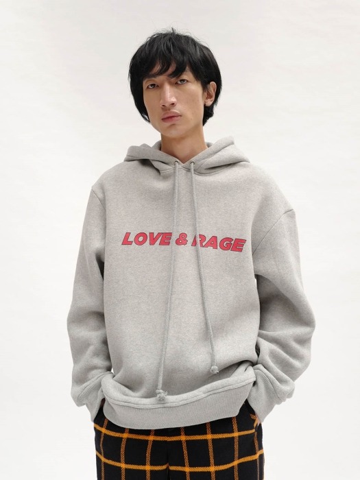 [UNISEX]RC LOVE RAGE PRINT SWEAT-HOODIE