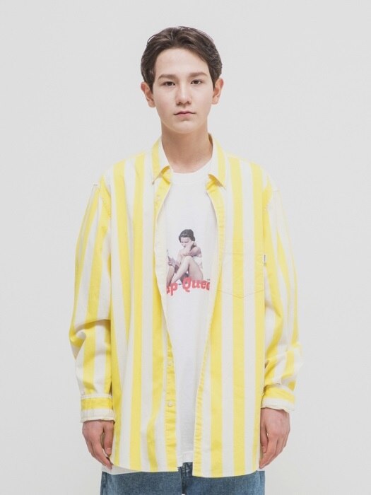 STRIPE SHIRTS (YELLOW)