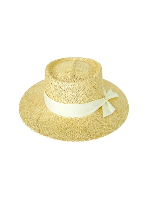 bao porkpie hat (2 ribbon color) 