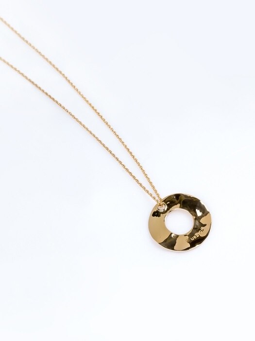 BUMPY PENDANT NECKLACE [ Gold ]