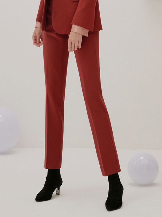 [Drama Signature] Slim Straight Trousers_4colors