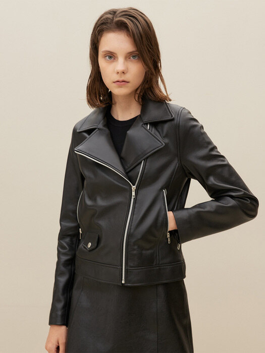 LAMBSKIN MINIMAL STANDARD RIDER JACKET