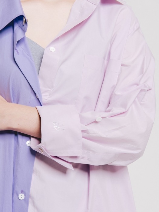 Kate Shirt Dress_pink+violet