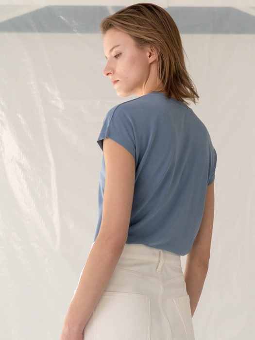 19LE slim modal t-shirts (blue)