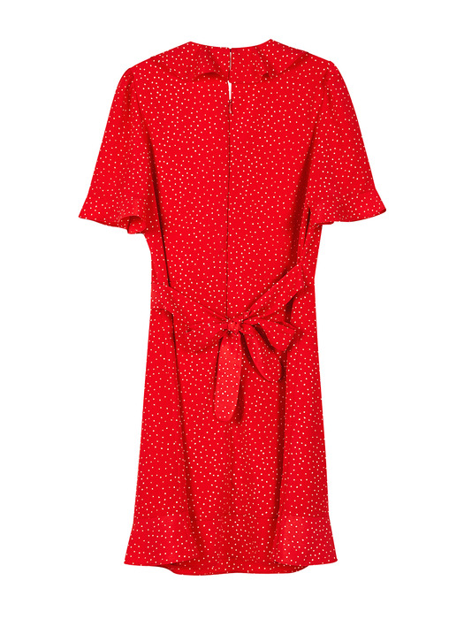 Dot Frill One Piece in Red_VW0MO1450