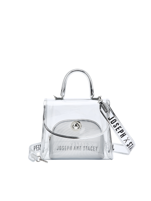 Joseph A Clear Bag Silver