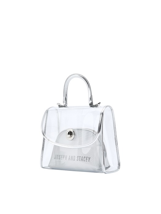 Joseph A Clear Bag Silver